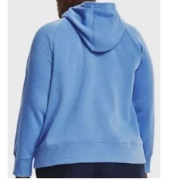Women's Under Armour Hoodie Athletic Rival Fleece Speckled Top Sport Shirt - Picture 9 of 9